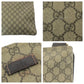 GUCCI Shoulder Bag 201446 GG Supreme Canvas Brown Gold Metal Shoulder Bag Messenger bag mens Used Authentic