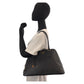 PRADA Handbag leather black Handbag Shoulder Bag Safiano Women Used Authentic