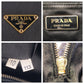 PRADA Handbag leather black Handbag Shoulder Bag Safiano Women Used Authentic