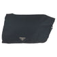 PRADA Shoulder Bag Nylon Black SilverMetal Shoulder Bag Messenger bag Test Triangle With logo Women Used Authentic