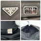 PRADA Shoulder Bag Nylon Black SilverMetal Shoulder Bag Messenger bag Test Triangle With logo Women Used Authentic