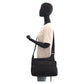 PRADA Shoulder Bag Nylon Black SilverMetal Shoulder Bag Messenger bag Test Triangle With logo Women Used Authentic
