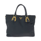 PRADA Tote Bag BN1902 Nylon Black Gold Metal Tote Bag Shoulder Bag Test logo Women Used Authentic
