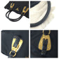 PRADA Tote Bag BN1902 Nylon Black Gold Metal Tote Bag Shoulder Bag Test logo Women Used Authentic