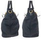 PRADA Tote Bag BN1902 Nylon Black Gold Metal Tote Bag Shoulder Bag Test logo Women Used Authentic