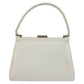 GUCCI Handbag 00020460301 leather White SilverMetal Handbag Women Used Authentic