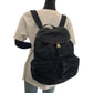 PRADA Backpack Nylon black Backpack Unisex Test Triangle With logo mens Used Authentic