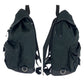 PRADA Backpack Nylon black Backpack Unisex Test Triangle With logo mens Used Authentic