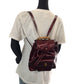 GUCCI Backpack 003 1998 0030 Patent leather wine red brown Backpack Backpack Bamboo Women Used Authentic