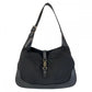 GUCCI Shoulder Bag 001 3346 Nylon, Leather Black black Jackie Women Used Authentic