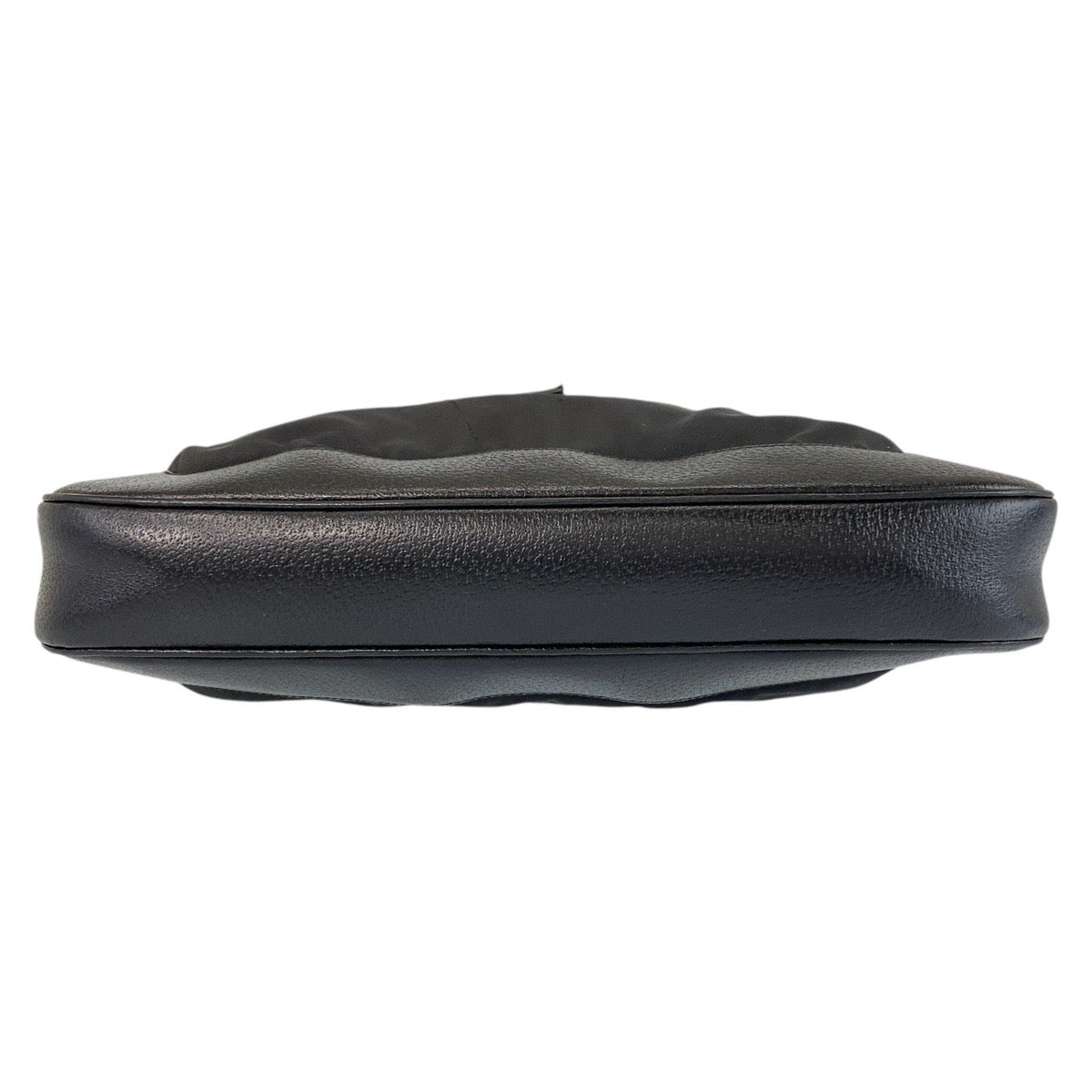 GUCCI Shoulder Bag 001 3346 Nylon, Leather Black black Jackie Women Used Authentic