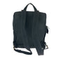 PRADA Backpack Nylon Black SilverMetal Backpack business bag Test Triangle With logo Women Used Authentic