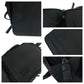 PRADA Backpack Nylon Black SilverMetal Backpack business bag Test Triangle With logo Women Used Authentic