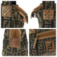 FENDI Handbag canvas Brown Gold Metal Handbag Shoulder Bag Zucca Women Used Authentic