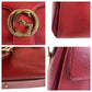 GUCCI Shoulder Bag 510302 leather Red Interlocking
