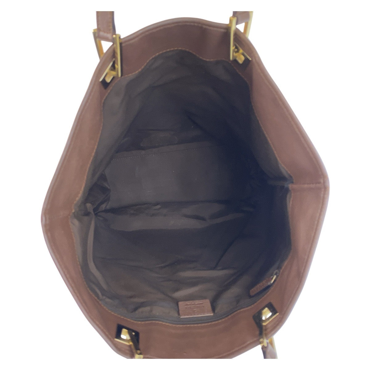 GUCCI Tote Bag 002 1098 GG canvas, leather Beige Brown Gold Metal Tote Bag Shoulder Bag Women Used Authentic
