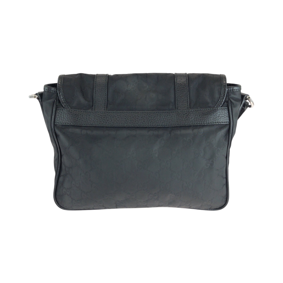 GUCCI Shoulder Bag 510335 Nylon, Leather black Shoulder Bag Pochette Unisex mens Used Authentic