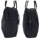 PRADA Handbag Nylon Black SilverMetal Handbag Tote Bag Test Triangle With logo Women Used Authentic