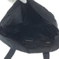 PRADA Handbag Nylon Black SilverMetal Handbag Tote Bag Test Triangle With logo Women Used Authentic