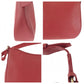 PRADA Shoulder Bag leather Red Gold Metal One Shoulder Bag Safiano Hobo Women Used Authentic