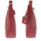 PRADA Shoulder Bag leather Red Gold Metal One Shoulder Bag Safiano Hobo Women Used Authentic