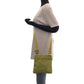 PRADA Shoulder Bag Nylon Light Green Gold Metal Shoulder Bag Sacoche Test Triangle With logo Women Used Authentic