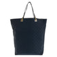 GUCCI Tote Bag 002 1097 GG canvas, leather Black GoldMetal Tote Bag Shoulder Bag Women Used Authentic
