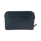 PRADA Clutch bag 2VF056 leather Navy SilverMetal Clutch bag business bag Safiano logo mens Used Authentic