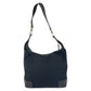 GUCCI Shoulder Bag 001 4204 GG canvas, leather Black GoldMetal Women Used Authentic