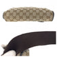 GUCCI Sling bag 449174 GG canvas, leather Brown Silver Metal Sling bag Waist bag mens Used Authentic