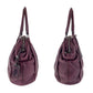 PRADA Tote Bag leather Purple SilverMetal Tote Bag Shoulder Bag Vitterodino Women Used Authentic