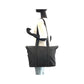 PRADA Tote Bag Nylon Black GoldMetal Tote Bag Shoulder Bag Test Logo embroidery Women Used Authentic