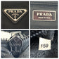 PRADA Shoulder Bag Nylon black Shoulder Bag Messenger bag Test Triangle With logo Women Used Authentic
