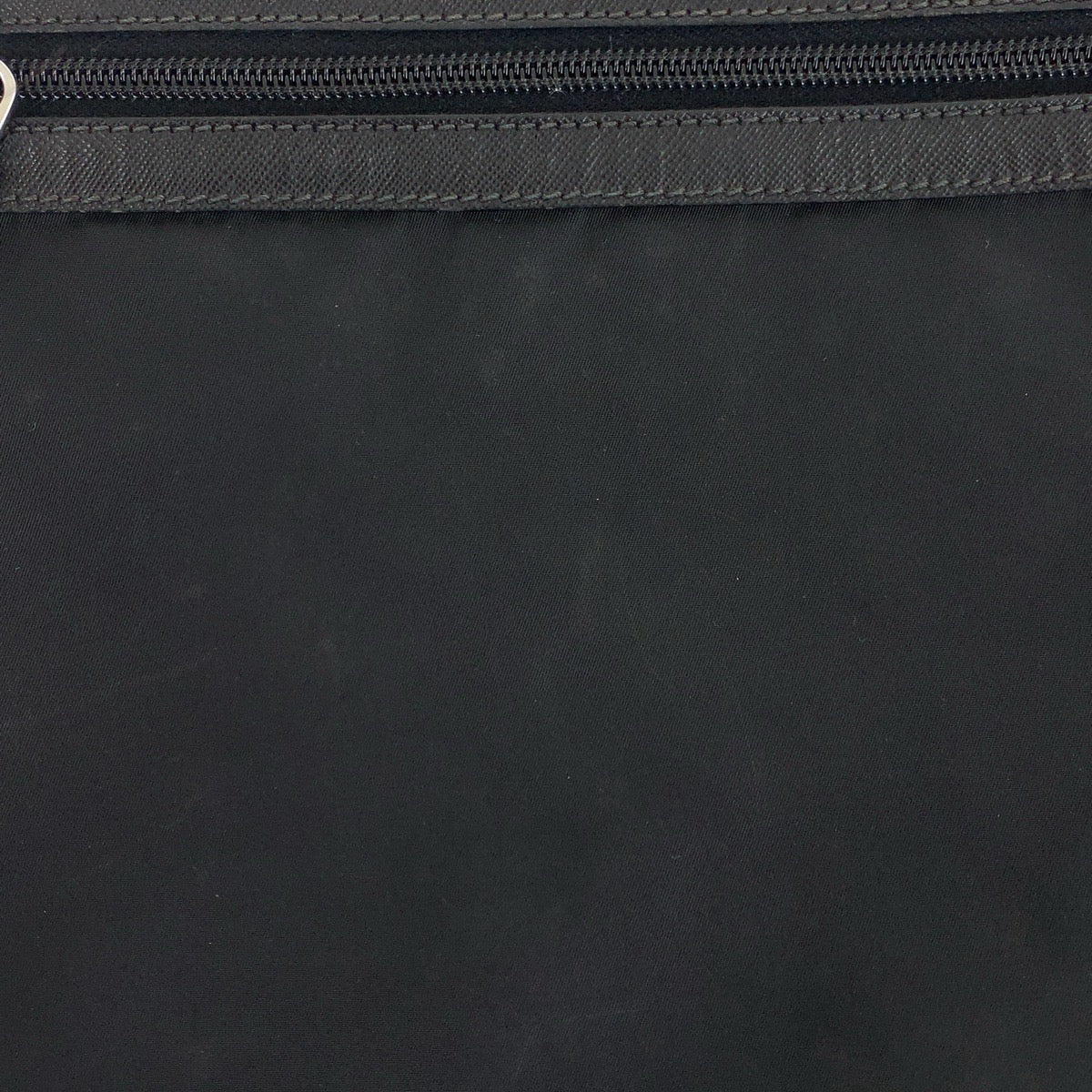 PRADA Shoulder Bag Nylon black Shoulder Bag Messenger bag Test Triangle With logo Women Used Authentic