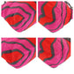 PRADA Tote Bag Nylon Pink Red SilverMetal