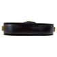 GUCCI Handbag leather Dark Brown Gold Metal Old Gucci Women Used Authentic