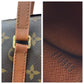 LOUIS VUITTON Handbag M51365 PVC, Leather Brown Gold Metal Handbags Mini Boston Duffel bag Papillon30 Women Used Authentic