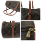 LOUIS VUITTON Handbag M51385 PVC Brown Mini Boston Duffel bag handbag Monogram Papillon 30 Women Used Authentic