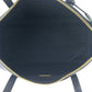 PRADA Boston Duffel bag leather Navy Gold Metal Boston Duffel bag Handbag Safiano Women(Unisex) Used Authentic