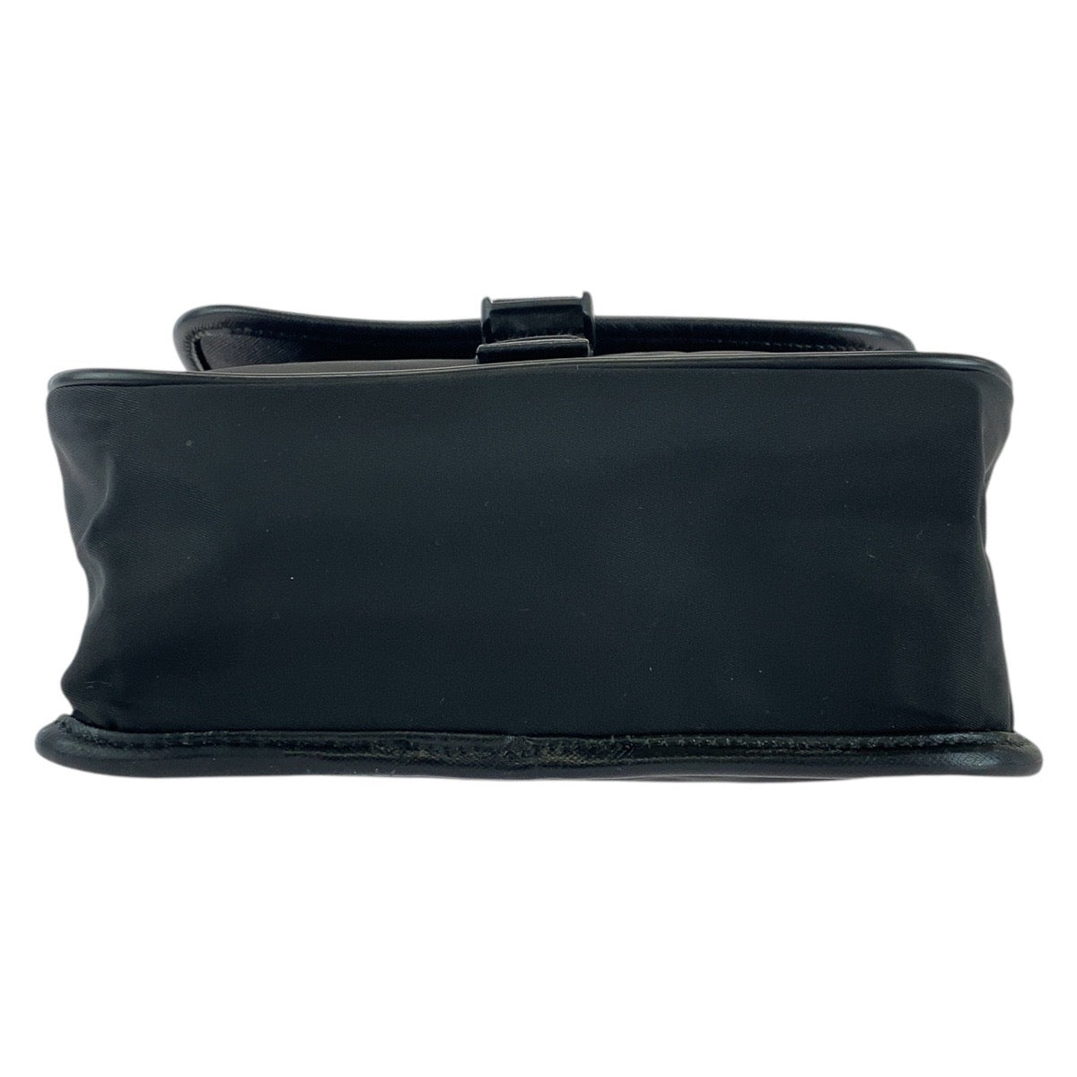 PRADA Shoulder Bag Nylon Black SilverMetal Shoulder Bag pochette Test Triangle With logo Women(Unisex) Used Authentic
