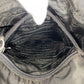 PRADA Shoulder Bag Nylon Black SilverMetal Shoulder Bag pochette Test Triangle With logo Women(Unisex) Used Authentic