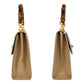 GUCCI Handbag 000 110 Leather, Bamboo Beige Gold Metal Handbag Bamboo Women Used Authentic