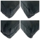 PRADA Tote Bag Nylon Black SilverMetal Tote Bag handbag Test Triangle With logo Women Used Authentic
