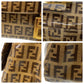 FENDI Shoulder Bag Patent leather, leather Brown Zucchino Mamma Bucket Women Used Authentic