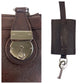 GUCCI Shoulder Bag 148476 leather Brown Silver Metal Shoulder Bag Messenger bag Guccisima Women Used Authentic