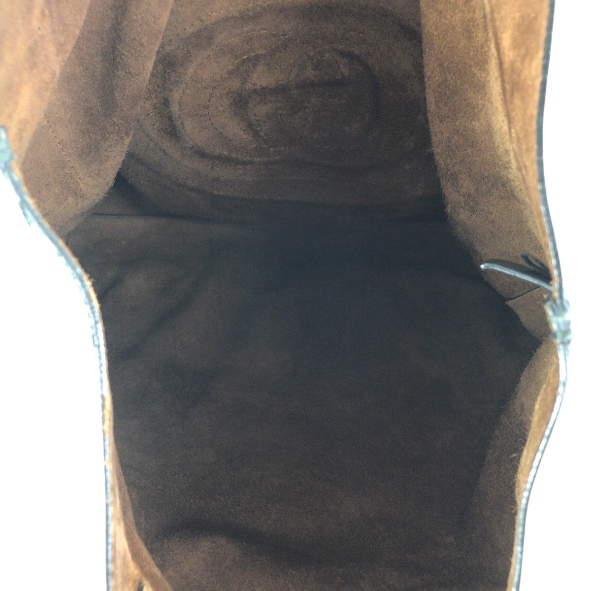 GUCCI Tote Bag 519335 Suede, Leather Brown Tote Bag Shoulder Bag Unisex Interlocking Women Used Authentic