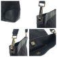 GUCCI Shoulder Bag 33900 GG canvas Black GoldMetal One Shoulder Bag Women Used Authentic