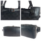 GUCCI Tote Bag 107757 GG canvas Black SilverMetal Tote Bag Shoulder Bag Women Used Authentic