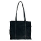 PRADA Tote Bag Nylon, Leather Black SilverMetal Tote Bag Shoulder Bag Test Triangle With logo Women(Unisex) Used Authentic
