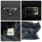 PRADA Tote Bag Nylon, Leather Black SilverMetal Tote Bag Shoulder Bag Test Triangle With logo Women(Unisex) Used Authentic